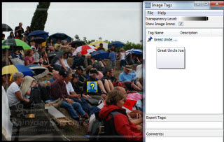 Viewing tags in picture - Crowd Scene